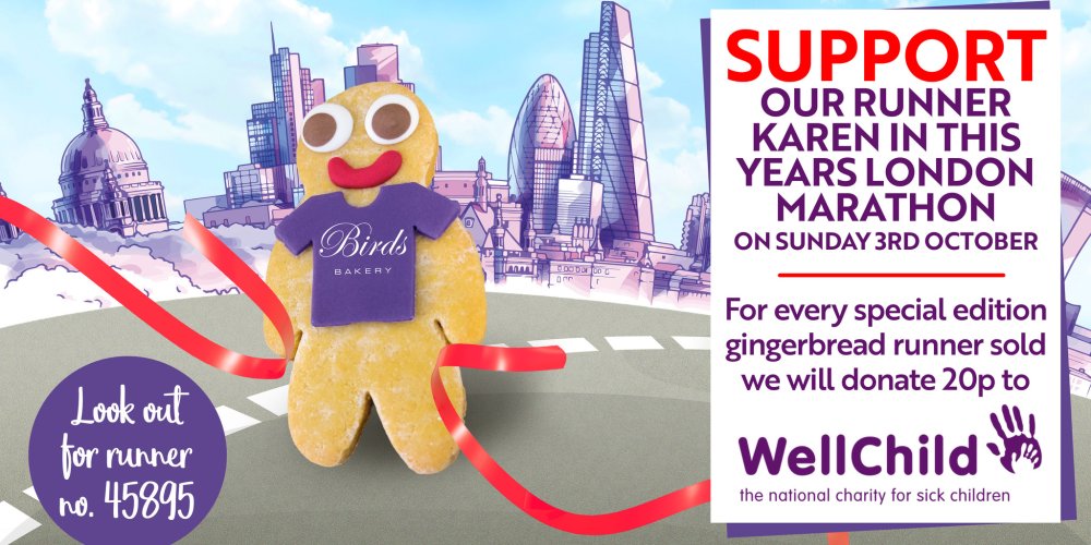 Birds backed WellChild for London Marathon